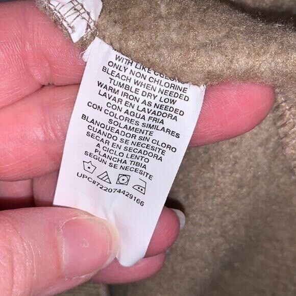 Grand Slam Mens Sweater Quarter Zip Pullover Golf Top Light Brown Large - Picture 8 of 8